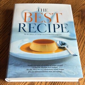 White and Orange Kitchen Cookbook